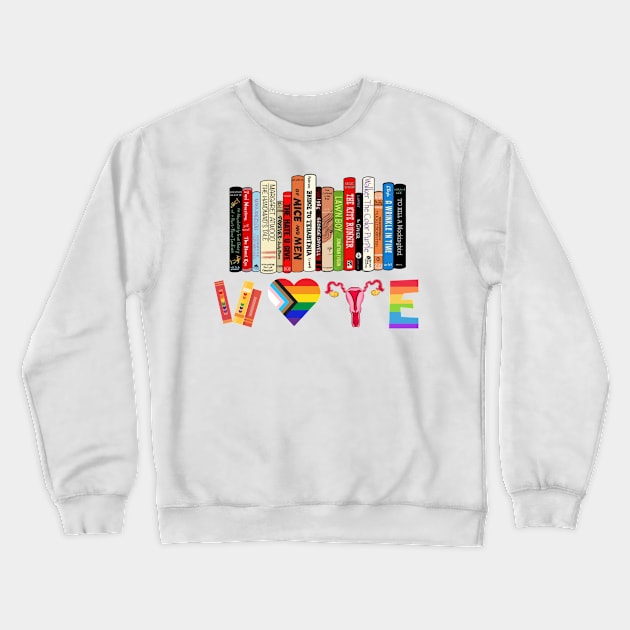 Banned Books Crewneck Sweatshirt by Xtian Dela ✅